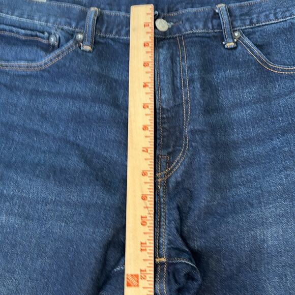 Gap Straight Gapflex Dark Denim Jeans Men’s Size 36x34 - Picture 9 of 14